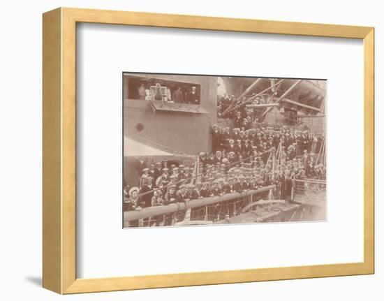 Some of the ship's company of HMAS 'Australia', c1917 (1919)-Unknown-Framed Photographic Print