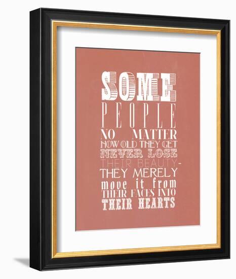 Some People No Matter How Old They Get Never Lose-null-Framed Art Print