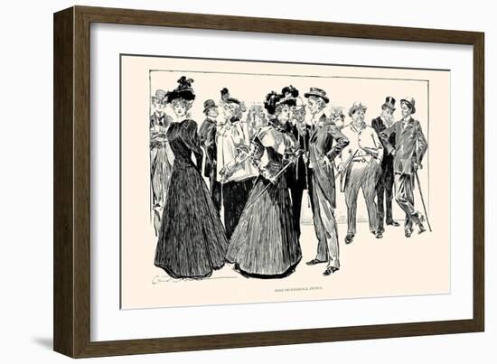 Some Professional People-Charles Dana Gibson-Framed Art Print