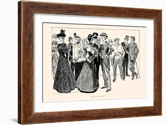 Some Professional People-Charles Dana Gibson-Framed Art Print