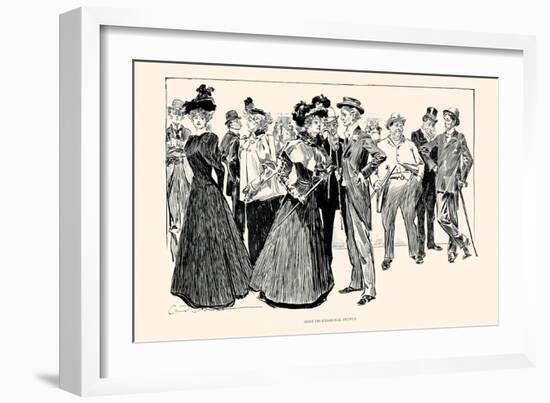 Some Professional People-Charles Dana Gibson-Framed Art Print