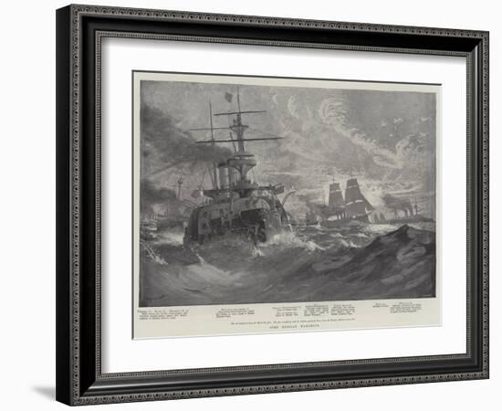 Some Russian War-Ships-Fred T. Jane-Framed Giclee Print