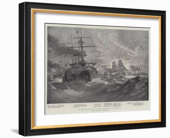 Some Russian War-Ships-Fred T. Jane-Framed Giclee Print