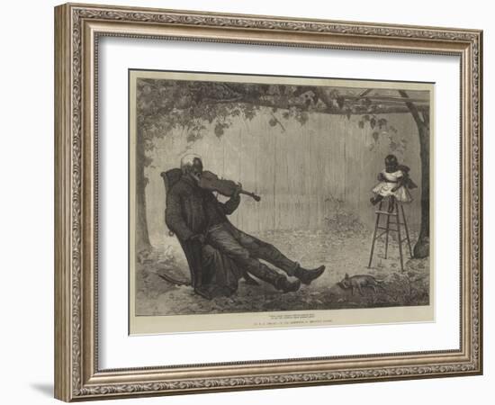 Some Simple Pleasure That in Memory Lives-Alfred Edward Emslie-Framed Giclee Print