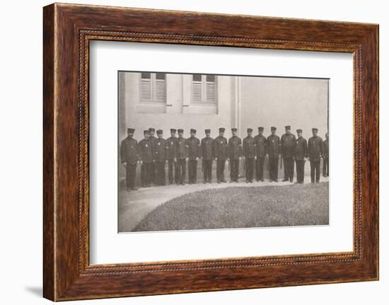 'Some smart Rio Policemen', 1914-Unknown-Framed Photographic Print