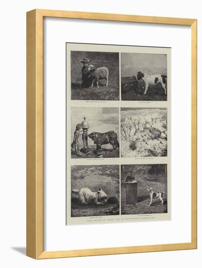 Some Studies of Animal Life by Instantaneous Photography-null-Framed Giclee Print