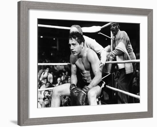 Somebody Up There Likes Me, Paul Newman, Everett Sloane, Sammy White, 1956-null-Framed Photo