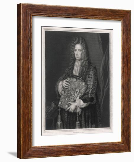 Somers with Seal-Godfrey Kneller-Framed Art Print