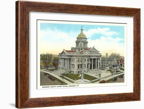 Somerset County Courthouse-null-Framed Art Print