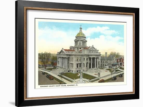 Somerset County Courthouse-null-Framed Art Print