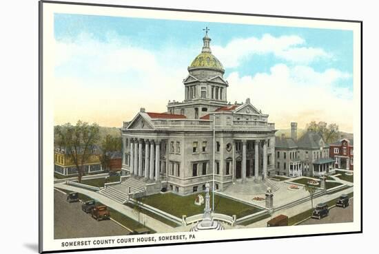 Somerset County Courthouse-null-Mounted Art Print