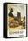 Somerset, England - Historic Village Scene British Railway Poster-Lantern Press-Framed Stretched Canvas