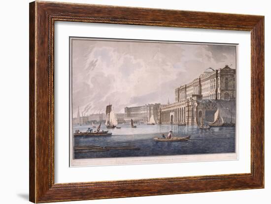 Somerset House, London, 1791-Joseph Constantine Stadler-Framed Giclee Print