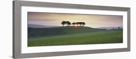 Somerset Sunrise-David Noton-Framed Art Print