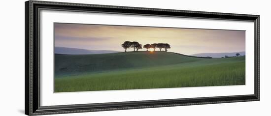 Somerset Sunrise-David Noton-Framed Art Print