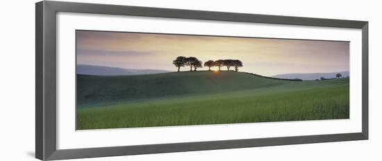 Somerset Sunrise-David Noton-Framed Art Print