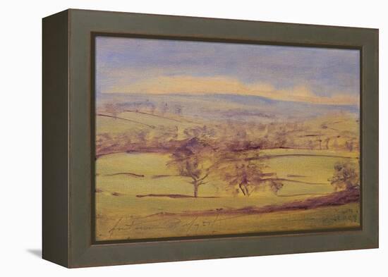 Somerset Trees, 2023 (Oil on Canvas)-Antonia Myatt-Framed Premier Image Canvas