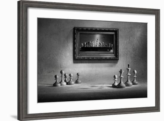 Something About Da Vinci-Victoria Ivanova-Framed Premium Photographic Print