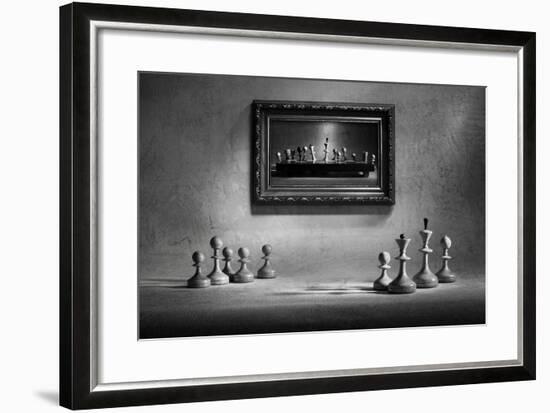 Something About Da Vinci-Victoria Ivanova-Framed Premium Photographic Print