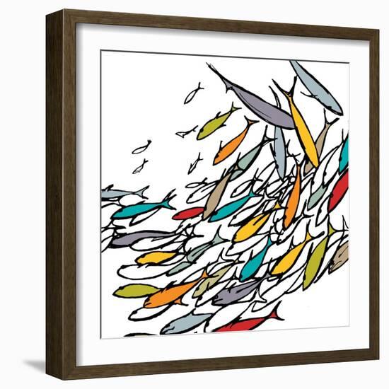 Something Fishy, 2009-Sarah Hough-Framed Giclee Print