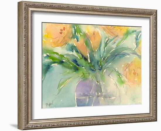 Something Floral III-Samuel Dixon-Framed Art Print