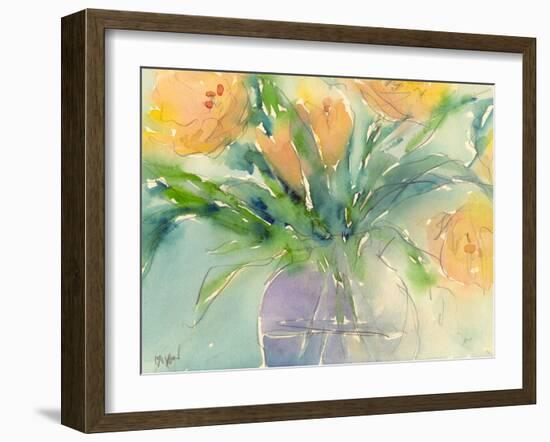 Something Floral III-Samuel Dixon-Framed Art Print