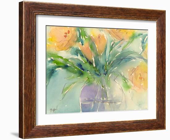 Something Floral III-Samuel Dixon-Framed Art Print