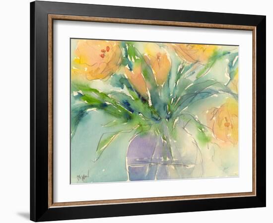 Something Floral III-Samuel Dixon-Framed Art Print