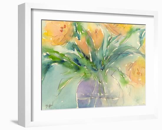 Something Floral III-Samuel Dixon-Framed Art Print