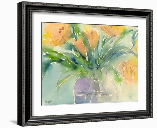 Something Floral III-Samuel Dixon-Framed Art Print