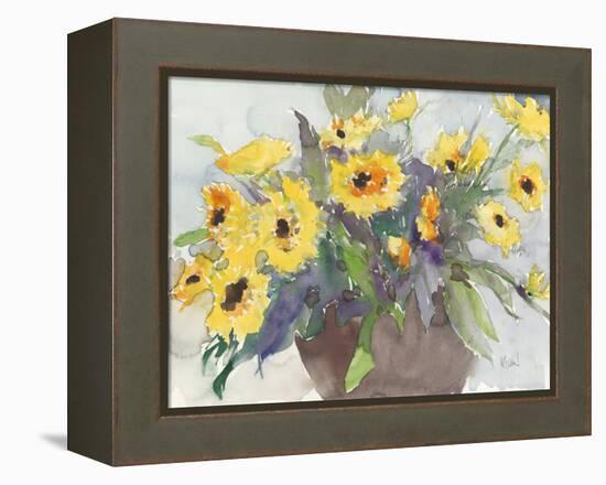 Something Floral V-Samuel Dixon-Framed Stretched Canvas