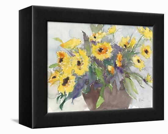 Something Floral V-Samuel Dixon-Framed Stretched Canvas