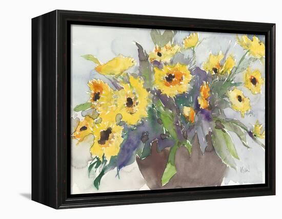 Something Floral V-Samuel Dixon-Framed Stretched Canvas