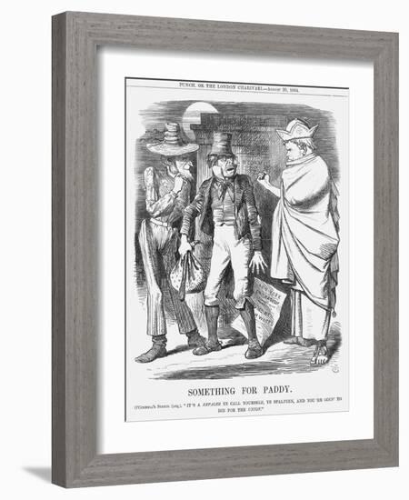 Something for Paddy, 1864-John Tenniel-Framed Giclee Print