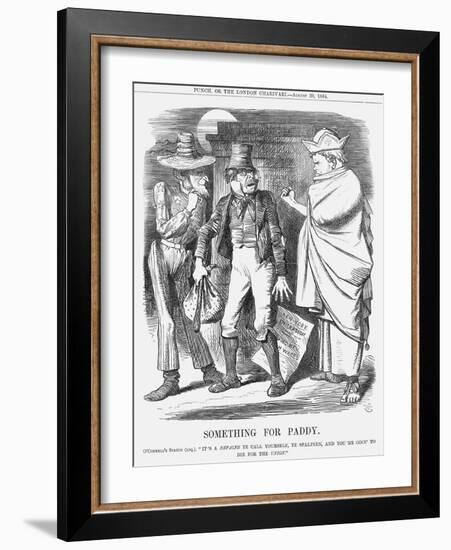 Something for Paddy, 1864-John Tenniel-Framed Giclee Print