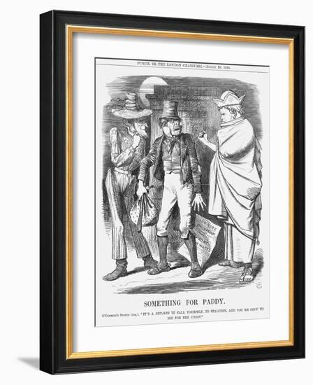 Something for Paddy, 1864-John Tenniel-Framed Giclee Print