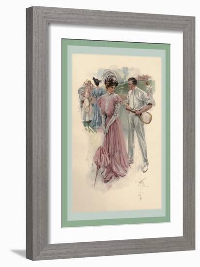 Something More Than a Diversion-Harrison Fisher-Framed Art Print