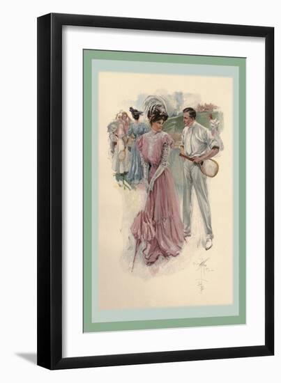 Something More Than a Diversion-Harrison Fisher-Framed Art Print