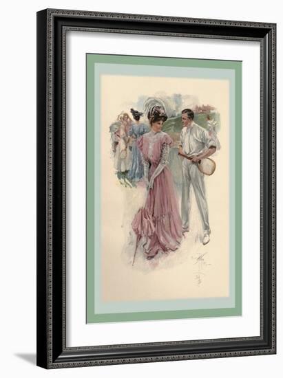 Something More Than a Diversion-Harrison Fisher-Framed Art Print