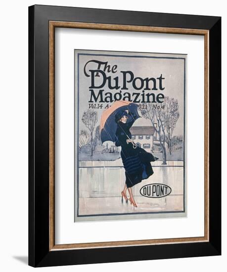 Something New in Sportswear, Front Cover of the 'Dupont Magazine', April 1921-American School-Framed Giclee Print