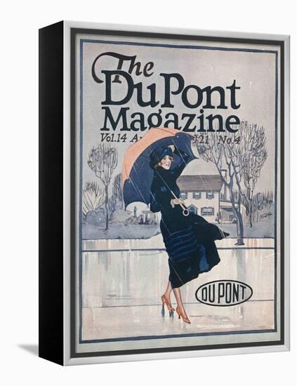 Something New in Sportswear, Front Cover of the 'Dupont Magazine', April 1921-American School-Framed Premier Image Canvas