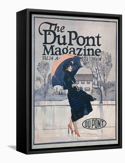 Something New in Sportswear, Front Cover of the 'Dupont Magazine', April 1921-American School-Framed Premier Image Canvas