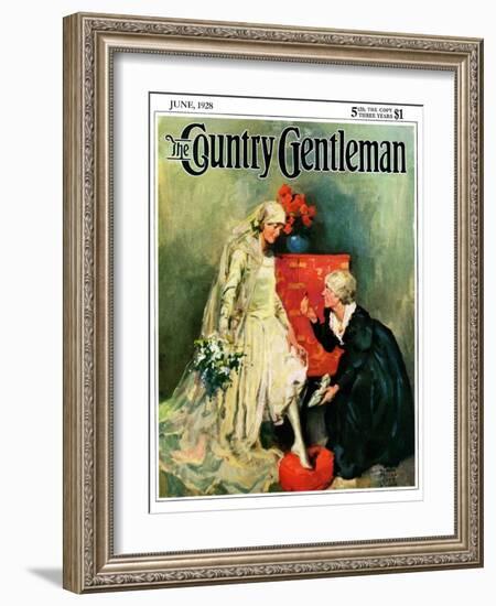 "Something Old, Something New," Country Gentleman Cover, June 1, 1928-William Meade Prince-Framed Giclee Print