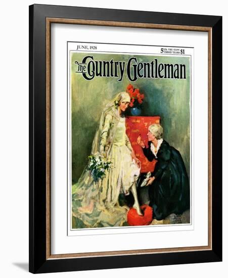 "Something Old, Something New," Country Gentleman Cover, June 1, 1928-William Meade Prince-Framed Giclee Print