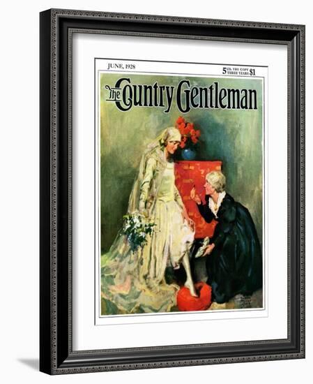 "Something Old, Something New," Country Gentleman Cover, June 1, 1928-William Meade Prince-Framed Giclee Print