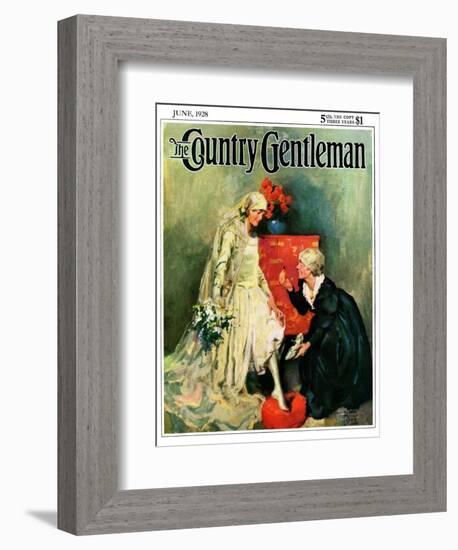 "Something Old, Something New," Country Gentleman Cover, June 1, 1928-William Meade Prince-Framed Giclee Print