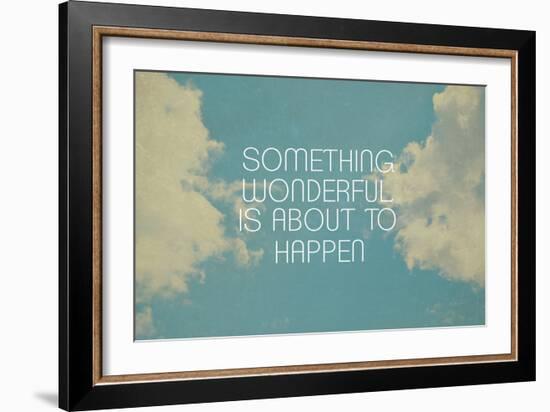 Something Wonderful-Vintage Skies-Framed Giclee Print