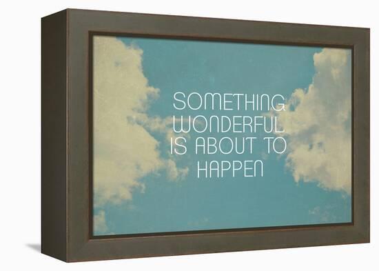 Something Wonderful-Vintage Skies-Framed Premier Image Canvas