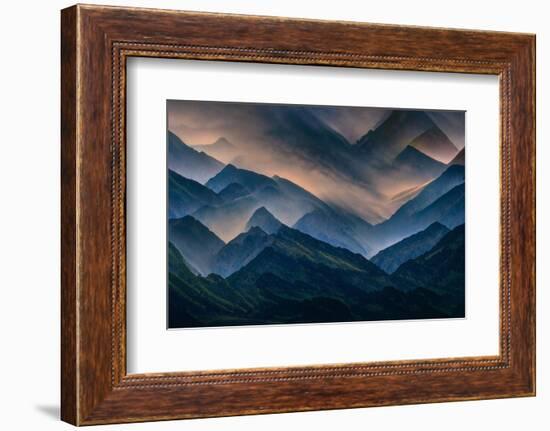 Somewhere along the Blue Ridge Mountains-Robin Wechsler-Framed Photographic Print