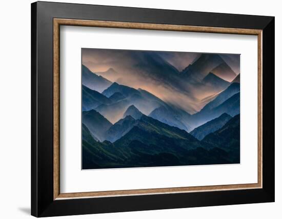 Somewhere along the Blue Ridge Mountains-Robin Wechsler-Framed Photographic Print